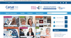 Desktop Screenshot of carsat-aquitaine.fr