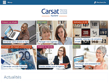 Tablet Screenshot of carsat-aquitaine.fr