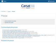 Tablet Screenshot of presse.carsat-aquitaine.fr