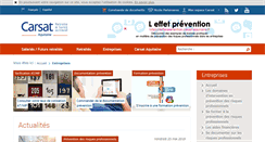 Desktop Screenshot of entreprises.carsat-aquitaine.fr